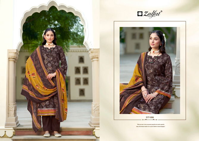 Razia By Zulfat Jam Cotton Printed Dress Material Wholesale Shop In Surat
